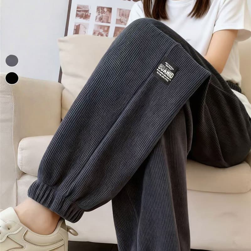Primavera outono verão Casual calças femininas soltas gordas Plus Size calças esportivas tornozelo-Leggings tornozelo co