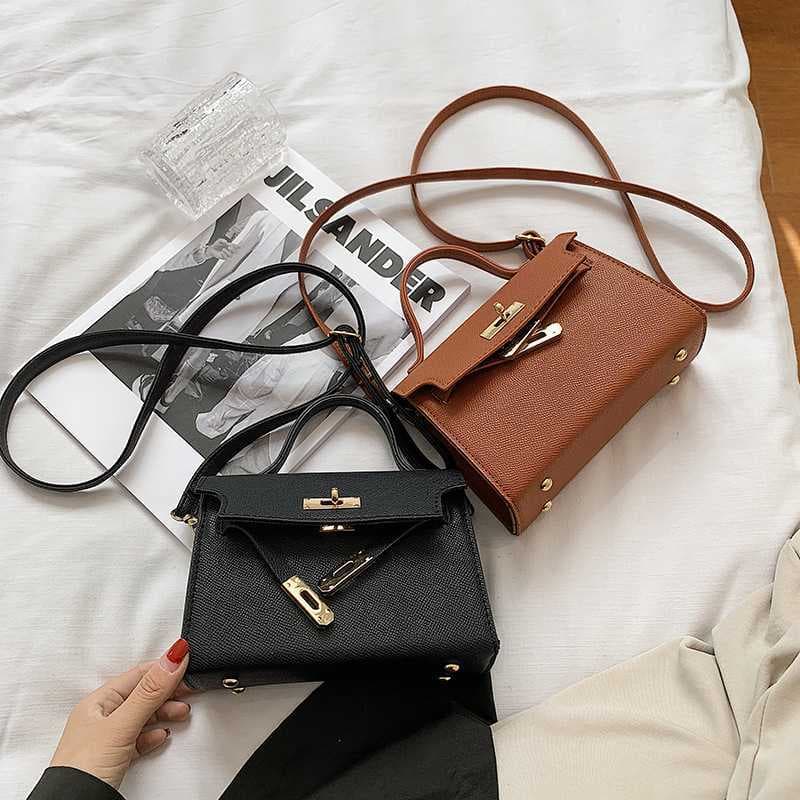 Bolsa mensageiro de um ombro feminina High-End saco feminino 2024 novo estilo leve nicho corrente saco moda All-Match mo