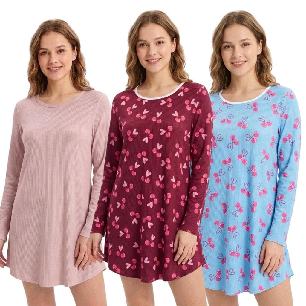 CAMISOLA PIJAMA MANGA LONGA INVERNO CONFORTO ROUPA DE DORMIR