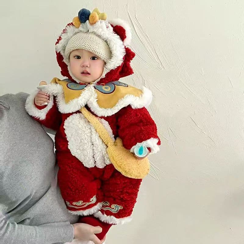 Roupas de Ano Novo para Bebê Inverno Extra Fofas