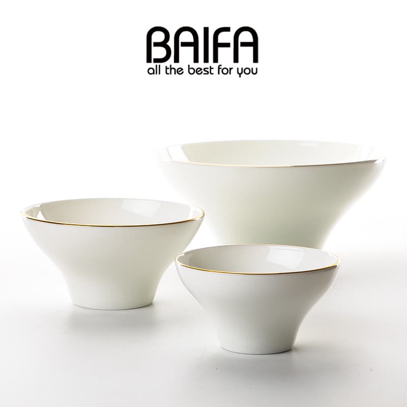 Criativo doméstico Phnom Penh utensílios de mesa estilo ocidental cerâmica grande sobremesa tigela estilo japonês salada