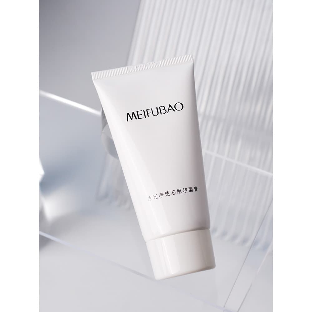 Meifubao água de limpeza brilhante núcleo limpo creme de limpeza da pele limpador Facial limpeza profunda suave não irri