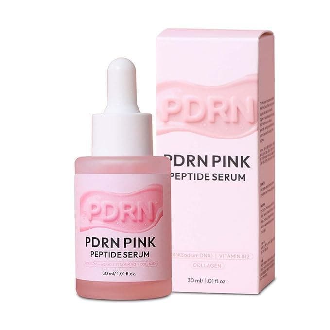 Loção de Colágeno Rosa PDRN com DNA de Salmão e Peptídeos de Colágeno para Cuidados Faciais, Antienvelhecimento, Hidrata