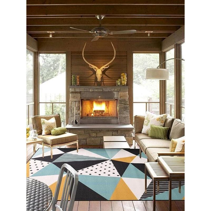 Nordic tapete convidado simples quarto influenciador areia descoberta geração estilo simples retangular casa menina cora