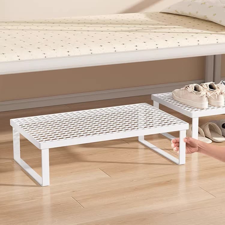 Exportação simples sapato rack dormitório cama pequena sob a cama sapato armazenamento espaço-economia sapato rack armár