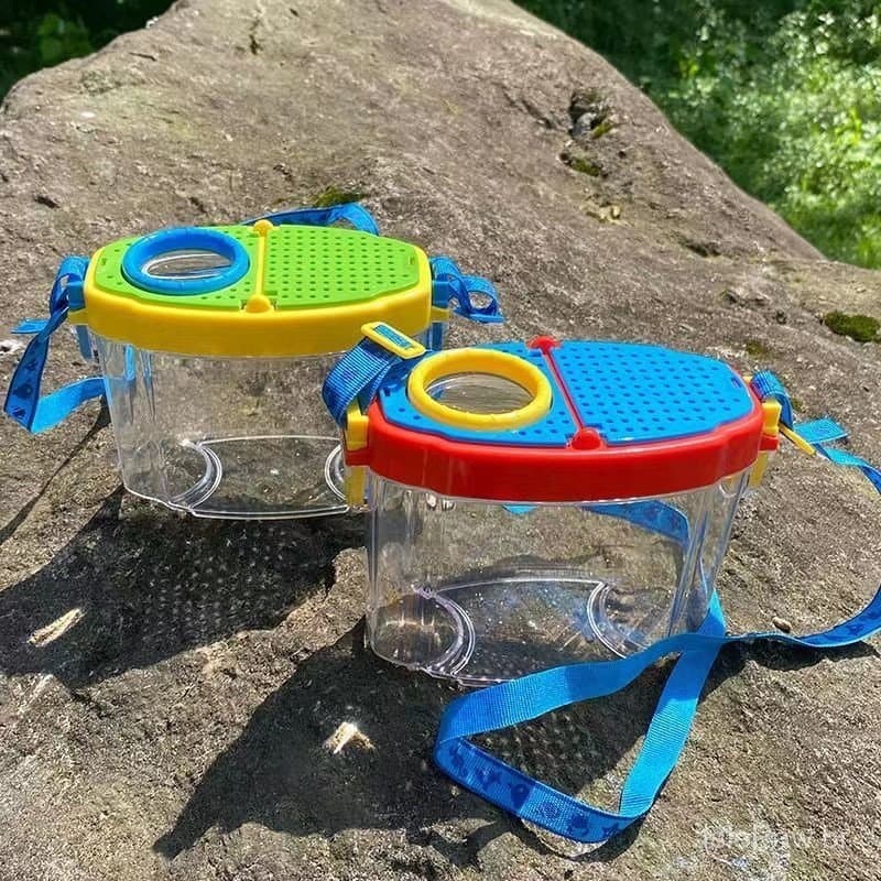 Caixa Observadora de Insetos Infantil com Lupa Capturador de Borboletas Brinquedo de Ciência Natural