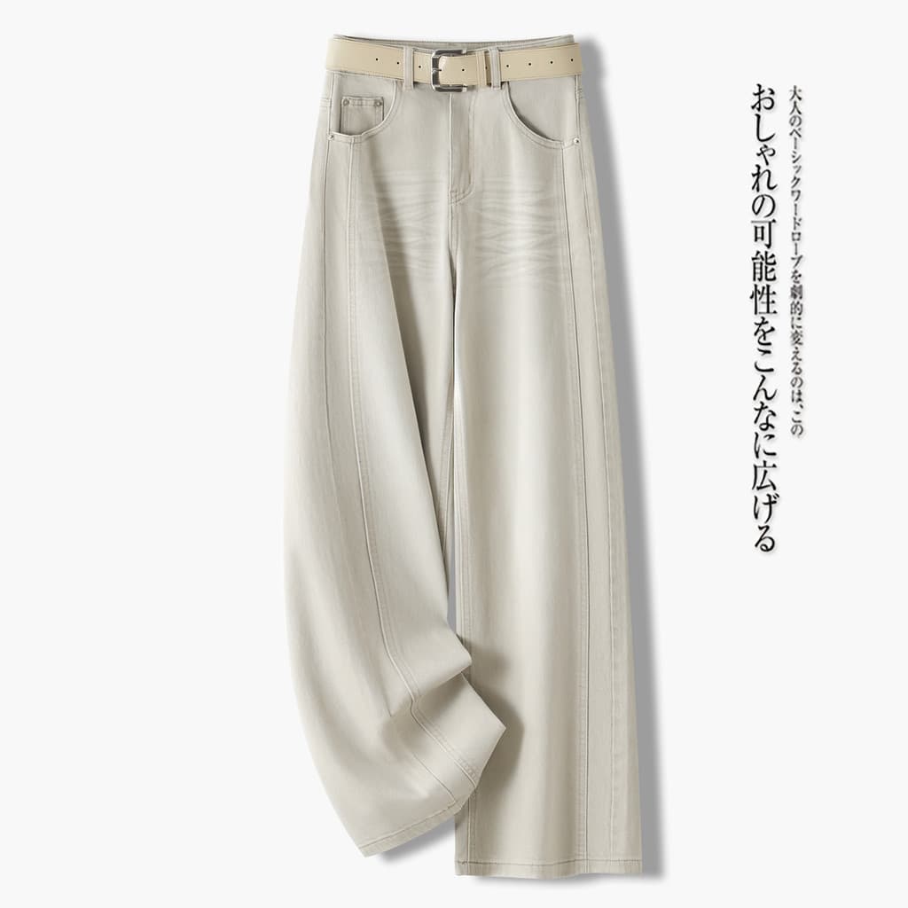 Primavera estreita reta Jeans feminino 2026 novo estilo cintura alta Super mais magro olhar americano Retro preto All-Ma