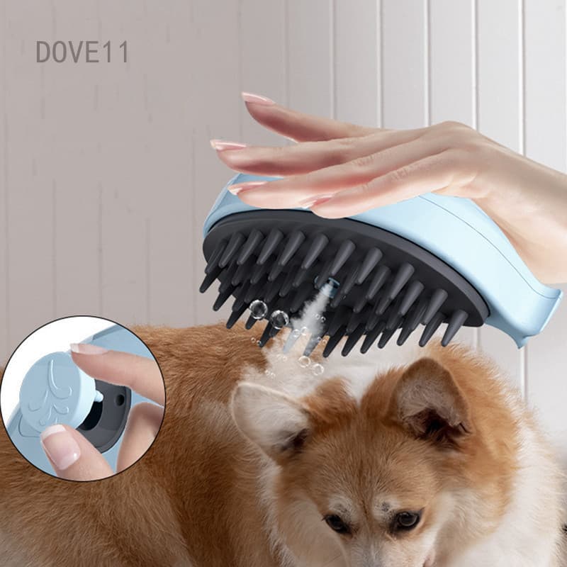 Doggtr Forma De Baleia Auto Limpeza Vapor Gato Escova Recarregável Multifuncional Elétrica Pet Grooming Para Gatos Cães