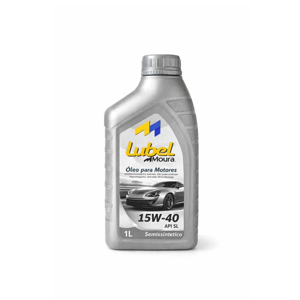 Kit  4Lt Óleo Lubel Moura 15W-40 API SL Semissintético Motor