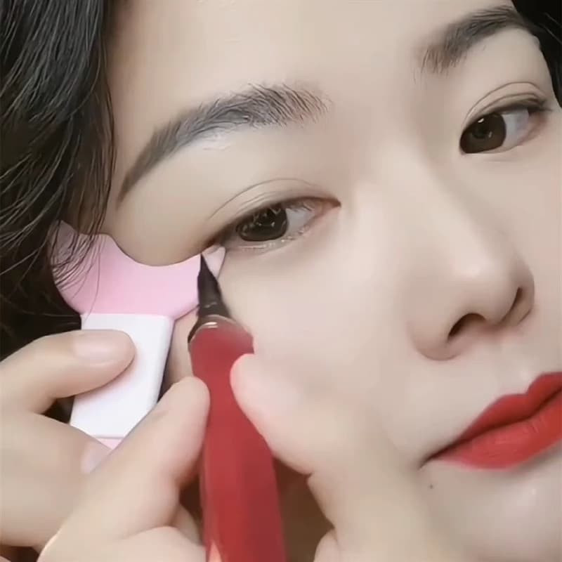 Delineador de desenho para iniciantes, ferramenta multifuncional para maquiagem dos olhos, rímel inferior crescente