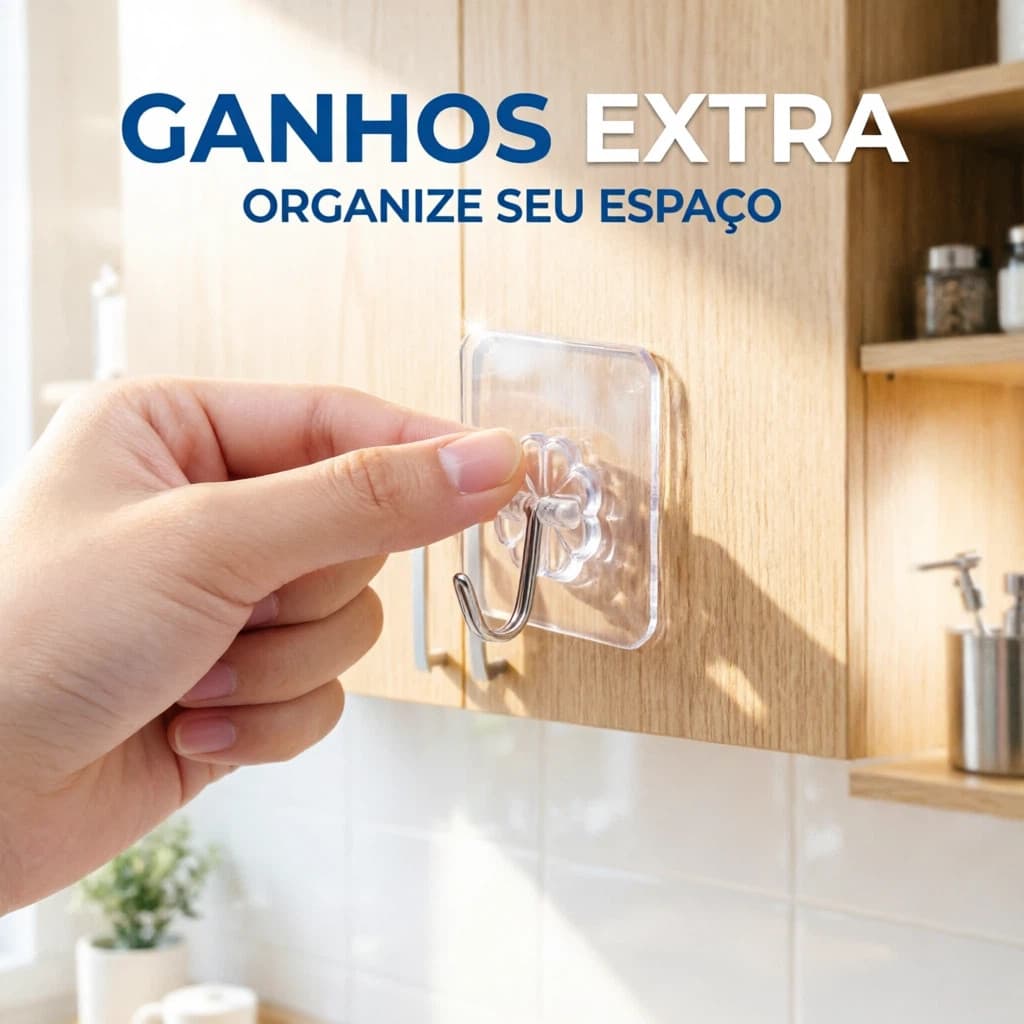 30 pcs Gancho De Parede Forte Transparente Com Ventosa Para Cozinha / Banheiro Multiuso Gancho Porta N?o-Amarcaing