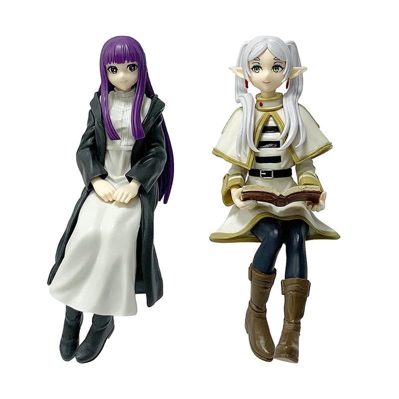 14,5cm Anime Frieren : Além Da Viagem Figura De Final Fern Elezen Elf Car Decoração Figuras De Ação Em PVC Modelo Doll T