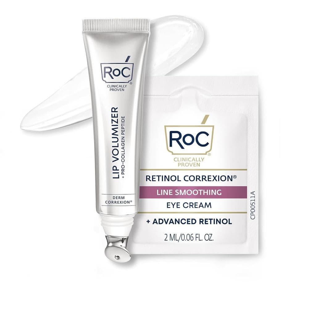 RoC Derm Correxion Lip Volumizer - Tratamento de Peptídeos para Aumento de Volume dos Lábios com Ácido Hialurônico e Vit