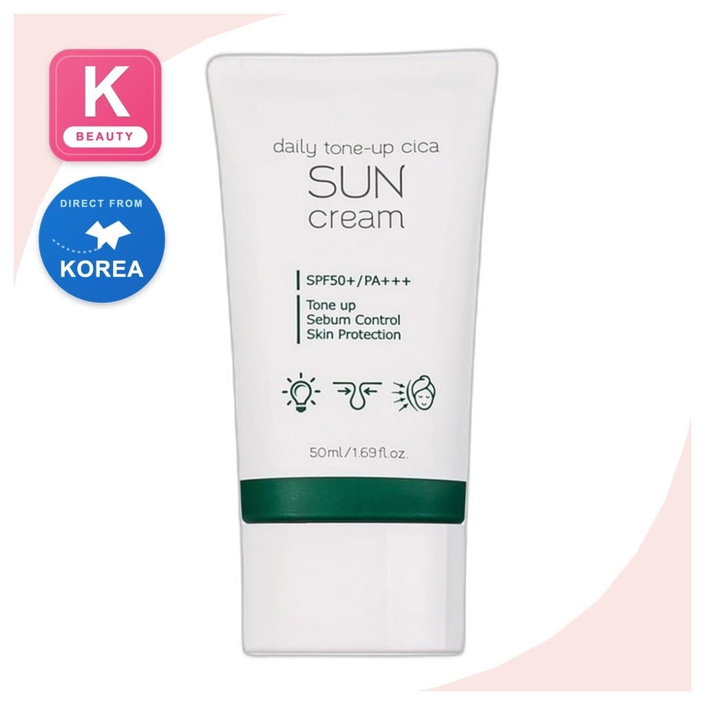 [preti] Creme Solar Tonificante Diário Cica , 50ml , 1 Unidade/Coreano/Cobertura/100 % Autêntico Da KPIKSHOP