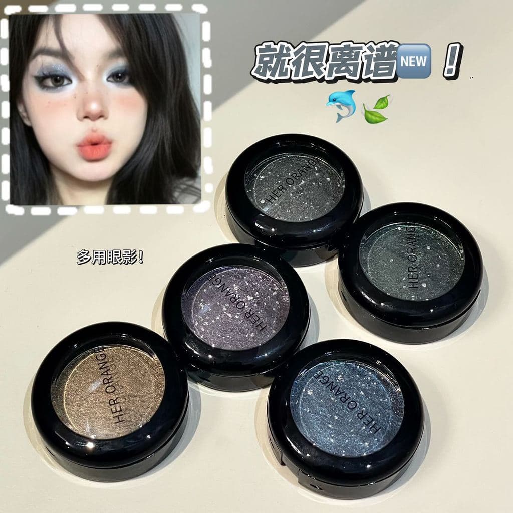 HERORANGE Colorido Multi-Purpose Paleta de Sombras Perolado Strobe Destaque Iluminando Deitado Silkworm Reparação Monocr