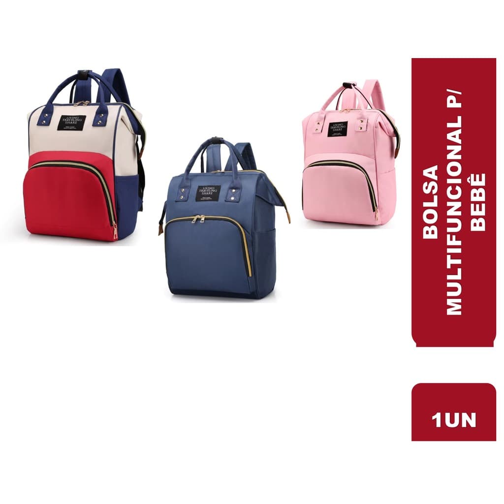 Bolsa Multifuncional mamãe bebê Super prática e espaçosa