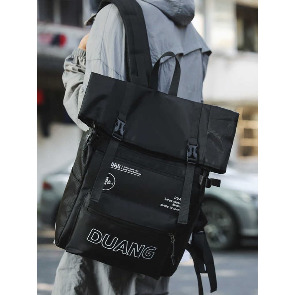 Mochila masculina de grande capacidade multifuncional mochila bolsa de classe Casual Street Wear estudantes do ensino mé