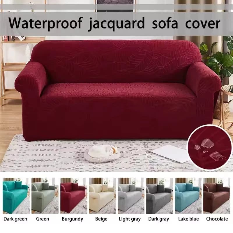 Resistir À Água Capa Elástica Para Sofá Em Jacquard De 1/2/3/4 Lugares