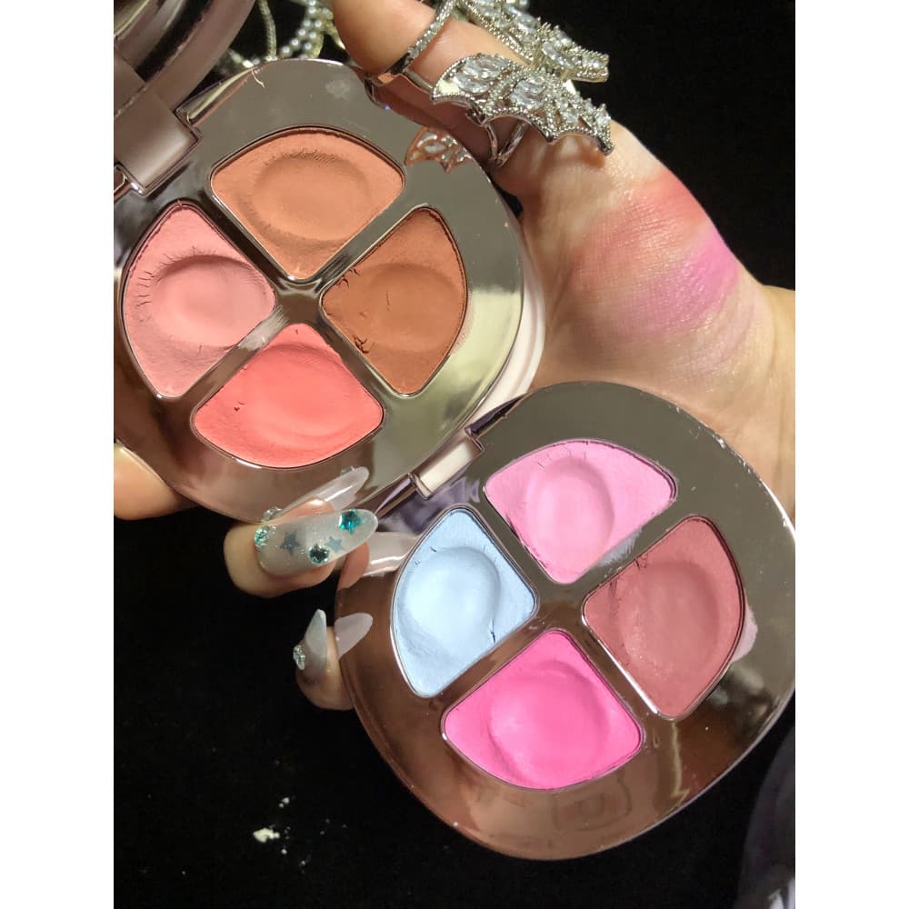 Purê de batata blush cor retrátil blush azul expansão cor blush roxo pasta de feijão vermelho cor laranja marrom placa i