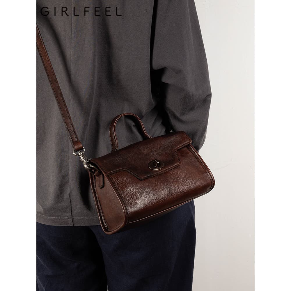 Gofini bolsa feminina 2026 novo estilo na moda bolsa feminina moda pequena bolsa quadrada bolsa mensageiro Retro bolsa d