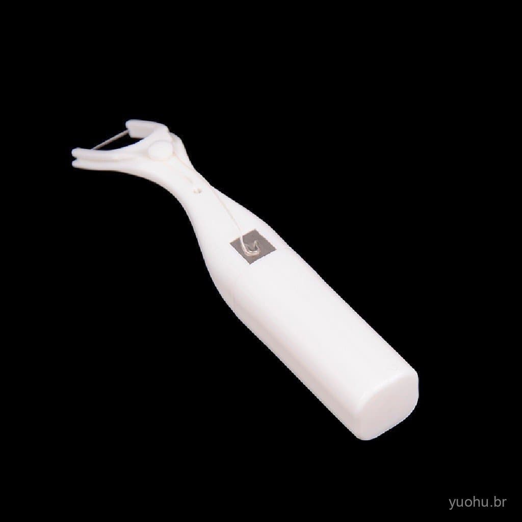 Fio Dental quente de 50 m com suporte para cuidados bucais familiares e escova Interdental * - e IHPT