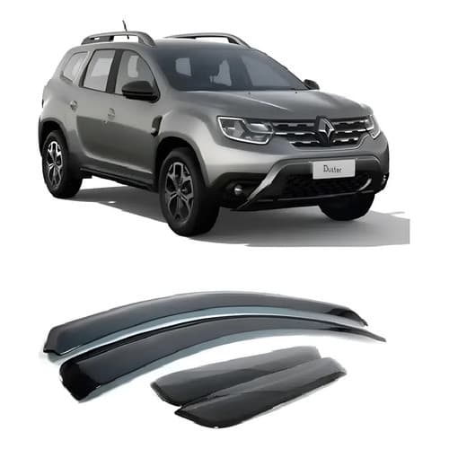 Calha De Chuva Fumê Nova Duster 2020 A 2023 4 Portas