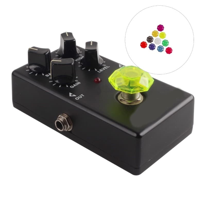 Estone Guitarra Efeito Footswitch Chapéu Substituição Pedal Botão Tampas Stomps Botões Para Músicos Profissionais