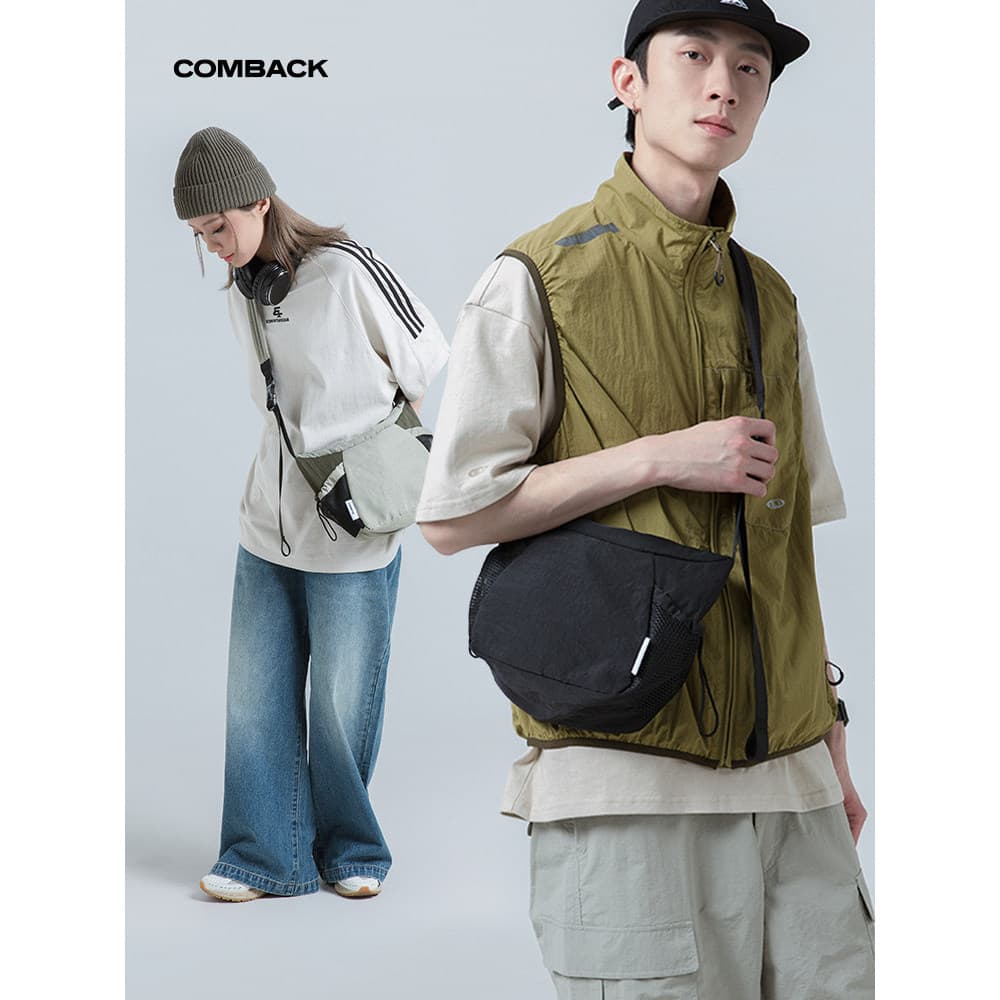 COMBACK novo estilo de um ombro saco do mensageiro das mulheres dos homens lazer ao ar livre Commuter saco do mensageiro