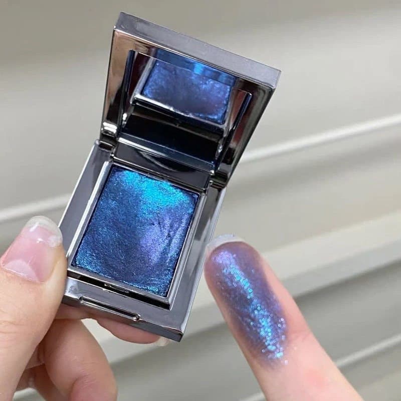 Cabeça de Glitter fumê não pode segurar!Verde Glitter Roxo Glitter Azul Glitter Glitter Sombra Monocromática Metal Pérol