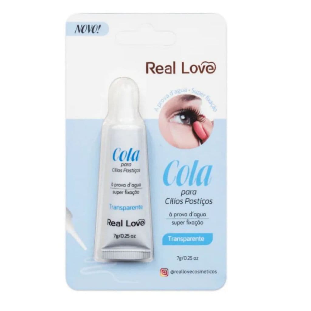 Cola para Cílios Postiços à Prova D'água Transparente - Real Love