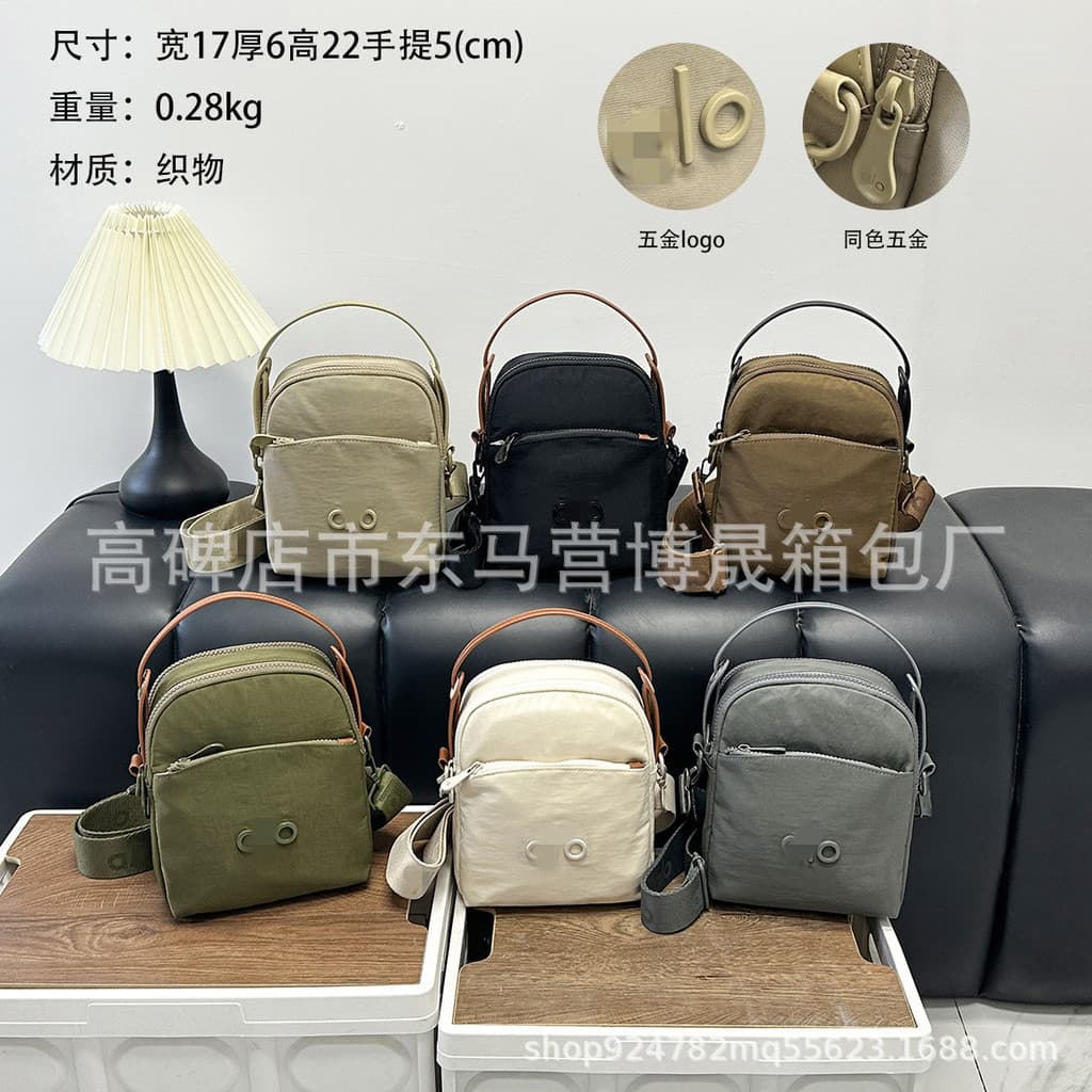 A1OPano de náilon pequena bolsa de ombro senhoras portátil armazenamento de ombro pequeno quadrado saco Casual