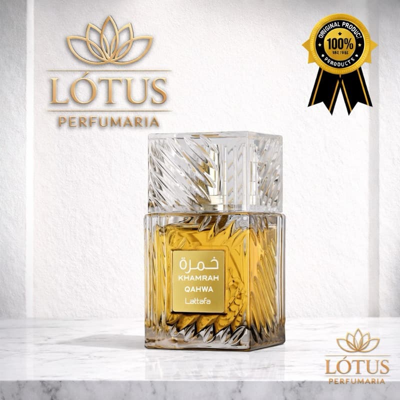 Perfume Arabe Unissex Lattafa Khamrah Qahwa - 100ml- EDP- Original