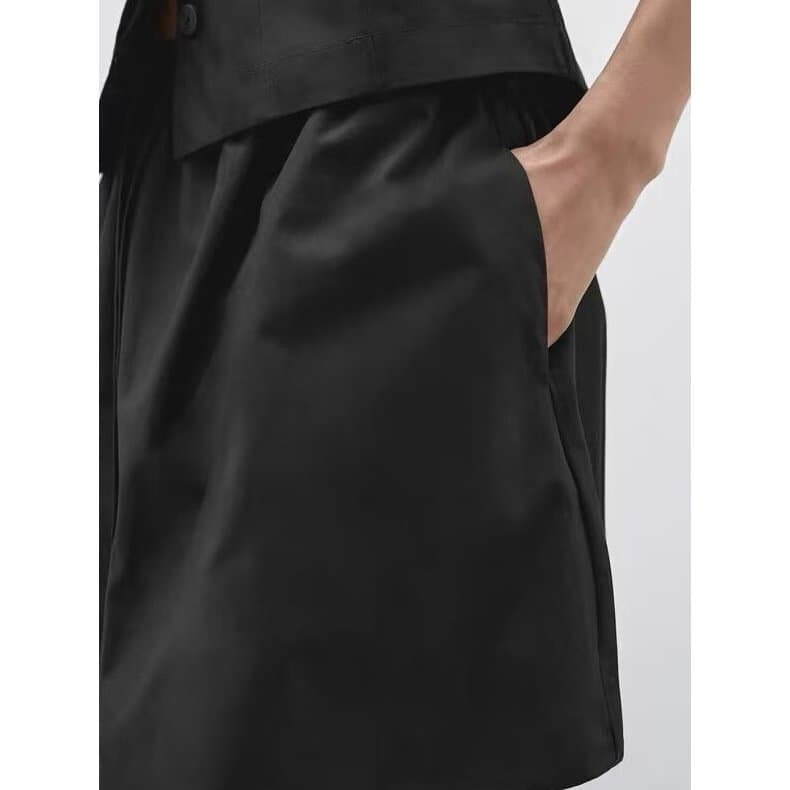 MD2025 novo estilo roupas femininas moda All-Match Casual estilo simples leve saia curta saia feminina saia linha A