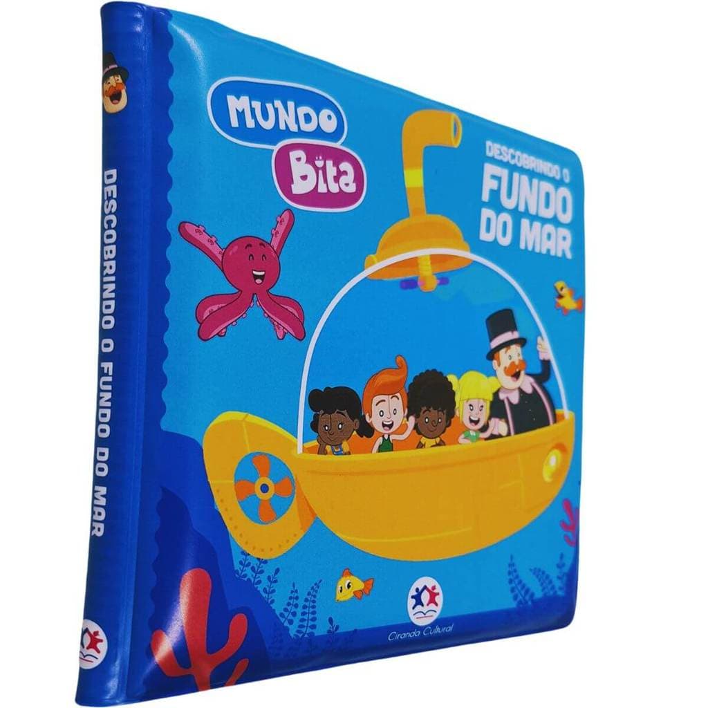 Livro de Banho Bebê Banho Mundo Bita: Descobrindo o fundo do mar