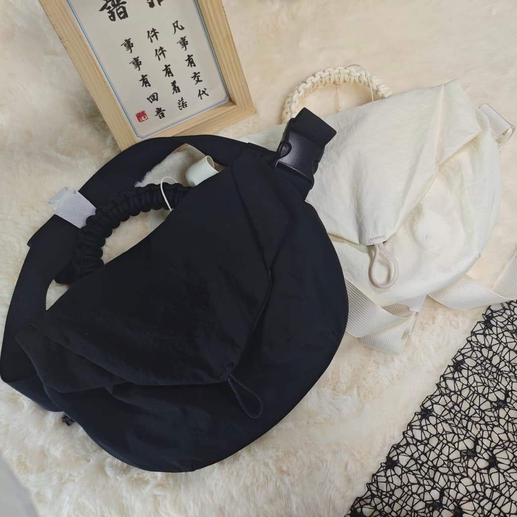 Nova bolsa magnética llulu, bolsa de peito casual para homens e mulheres, bolsa transversal para ciclismo, bolsa esporti