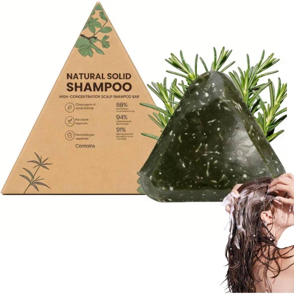 Barra de Shampoo Fortificante Anti-Queda com Alecrim e Aminoácidos Yoracare, Barra Revitalizante para Couro Cabeludo Yor