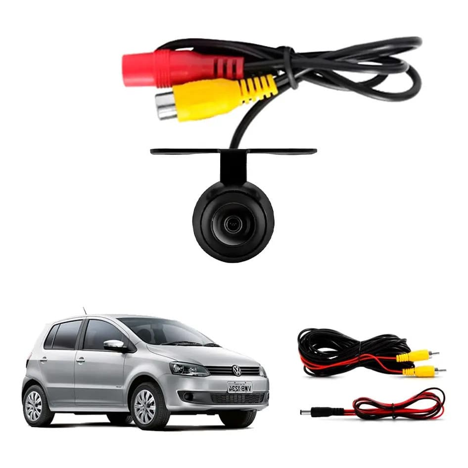 Camera De Ré Borboleta Hd Volkswagen Fox 2011 2012 2013