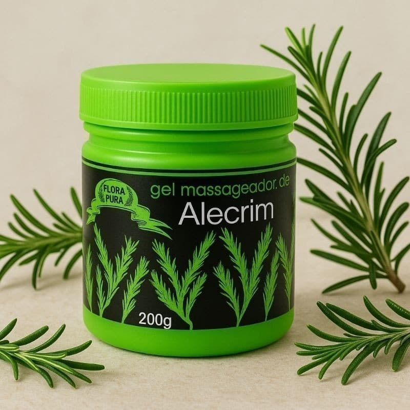 GEL PARA Massagem Alecrim 200g- FLORA PURA