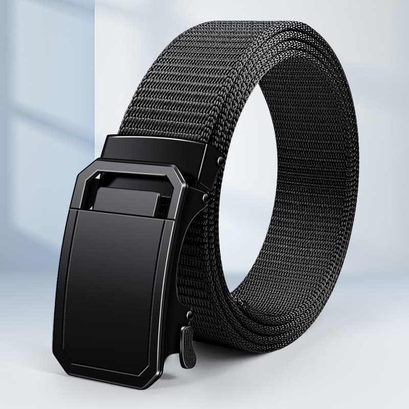 Masculino masculino liga fivela automática trançado cinto estudante treinamento militar na moda All-Match calças cinto