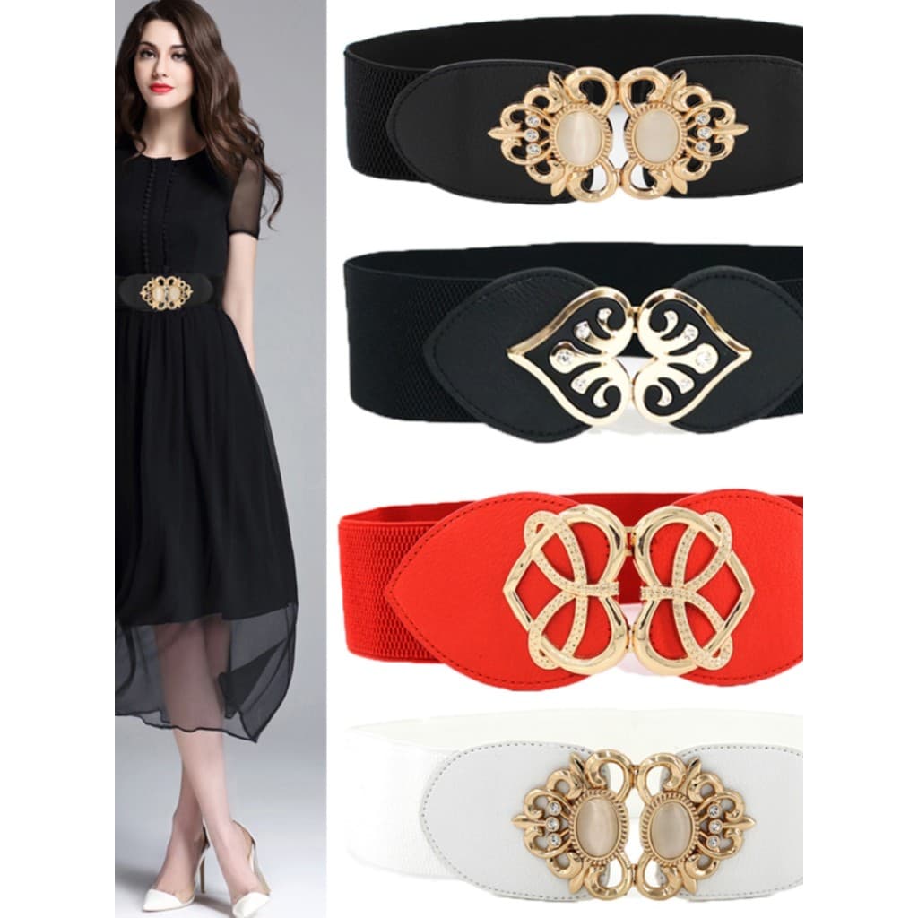 Cinto feminino saia decoração elástico cinto estreito vestido acessórios elástico cinto largo feminino mais magro olhar
