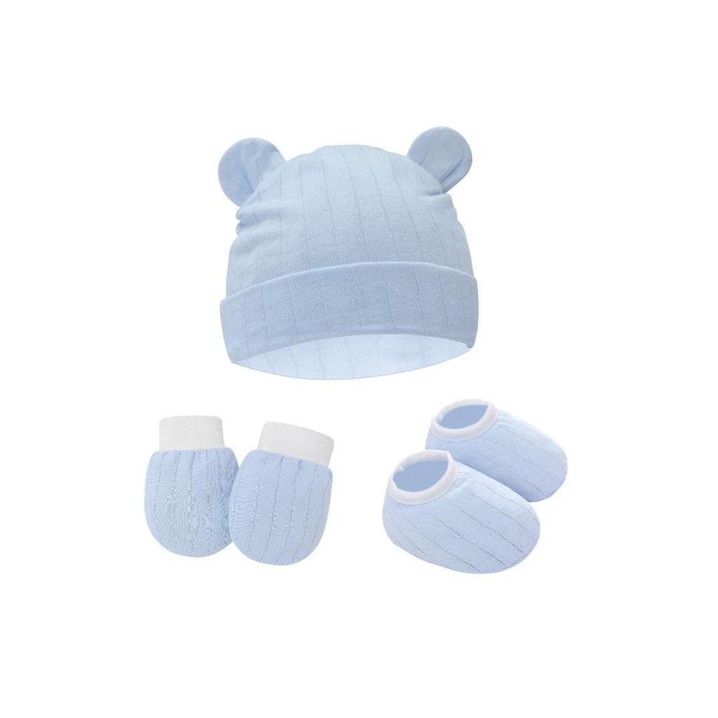 Novo estilo bebê recém-nascido Outing chapéu à prova de vento conjunto infantil algodão chapéu do bebê crianças quatro e