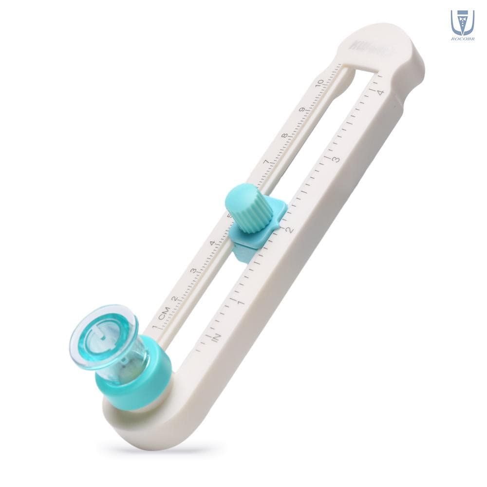 Cortador circular KW-triO de 360 graus, compasso rotativo manual, diâmetro ajustável, ferramenta de corte para papelão e