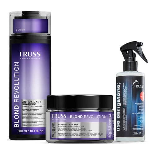 Combo Truss Shampoo +máscara Capilar + Spray Uso Obrigatório
