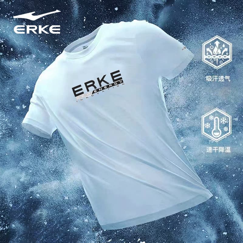 Hongxingerke camiseta masculina de manga curta respirável de secagem rápida verão novo estilo meia manga t