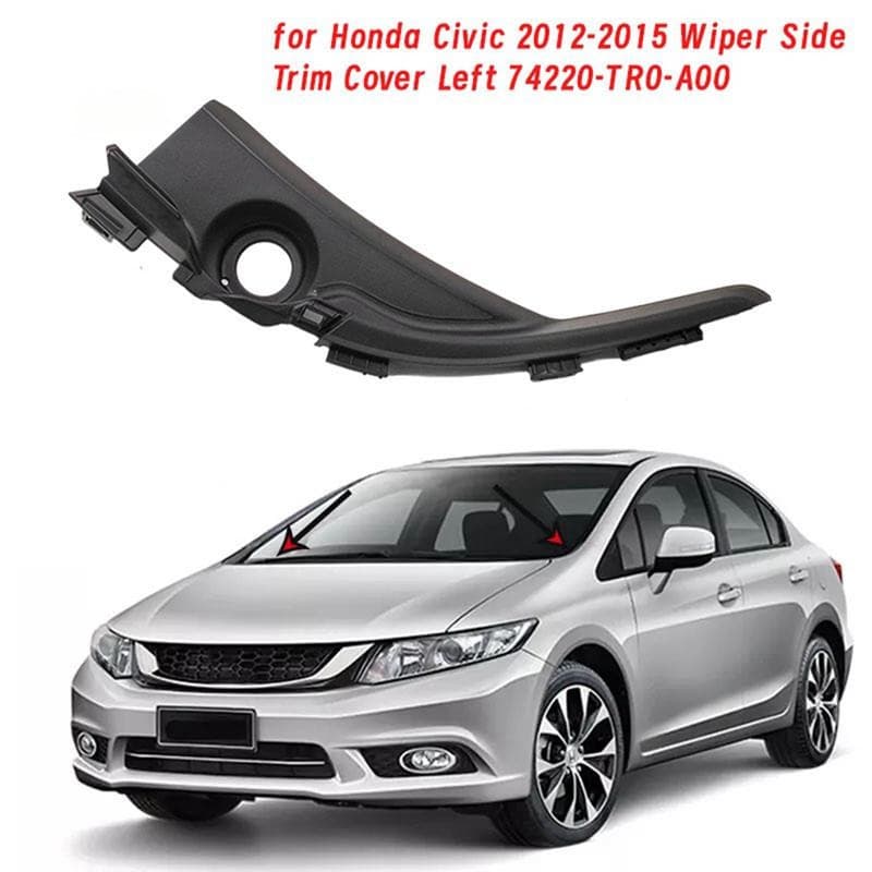 Tampa Do Motor Limpador De Pára-Brisa Dianteiro Para Honda Civic 2012-2015 Guarnição Lateral Esquerda 74220-TR0-A00 7422