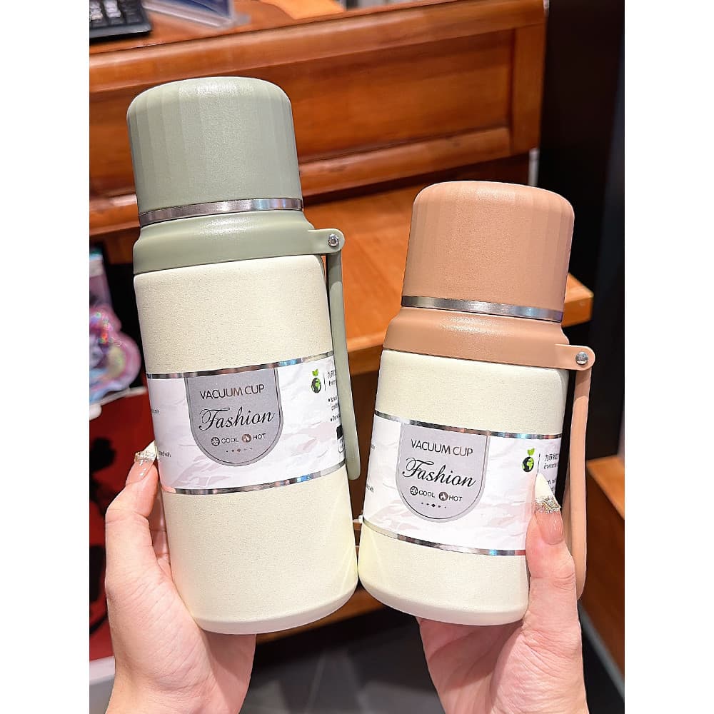 Simples dupla camada vácuo com filtro copo térmico novo estilo masculino feminino esportes ao ar livre portátil 316 copo