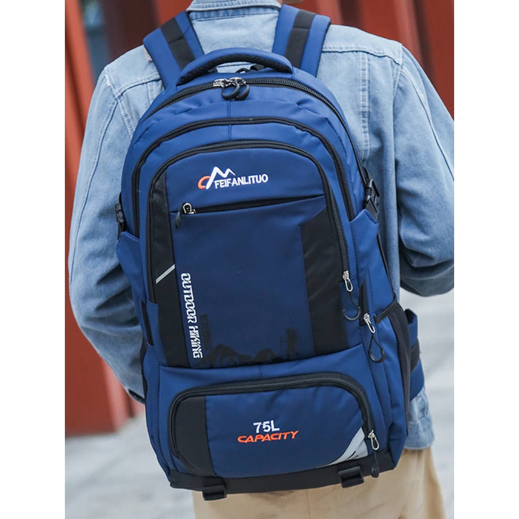 Grande capacidade mochila masculino feminino estudante mochila esportes ginásio saco de viagem roupas grande mochila mul