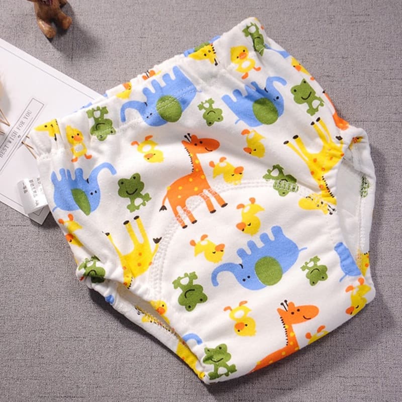 2023 Novas Fraldas Reutilizáveis Para Bebês 6 Camadas De Algodão À Prova D'água Calções De Treinamento Calças De Roupa