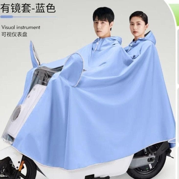 Capa de chuva bateria elétrica capitão corpo inteiro à prova de chuva masculino feminino capa de motocicleta Poncho de e
