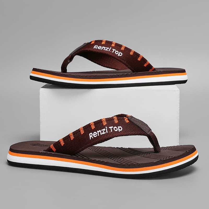 Chinelos masculinos verão ao ar livre usar sola macia antiderrapante vietnã flip-flops masculino ao ar livre beira-mar p